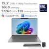 15.3" 2880 x 1800p Touchscreen
16GB Memory
512GB SSD + 1TB
Intel Core Ultra 7
Docking Station Included
Copilot+PC
Windows 11