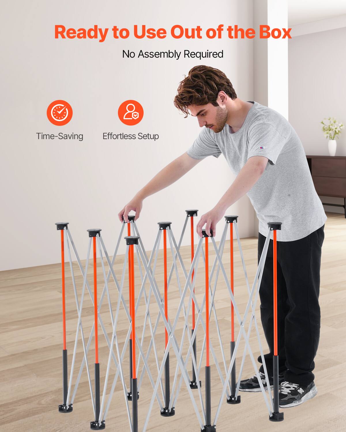 Ready to Use Out of the Box  
No Assembly Required  

Time-Saving  
Effortless Setup