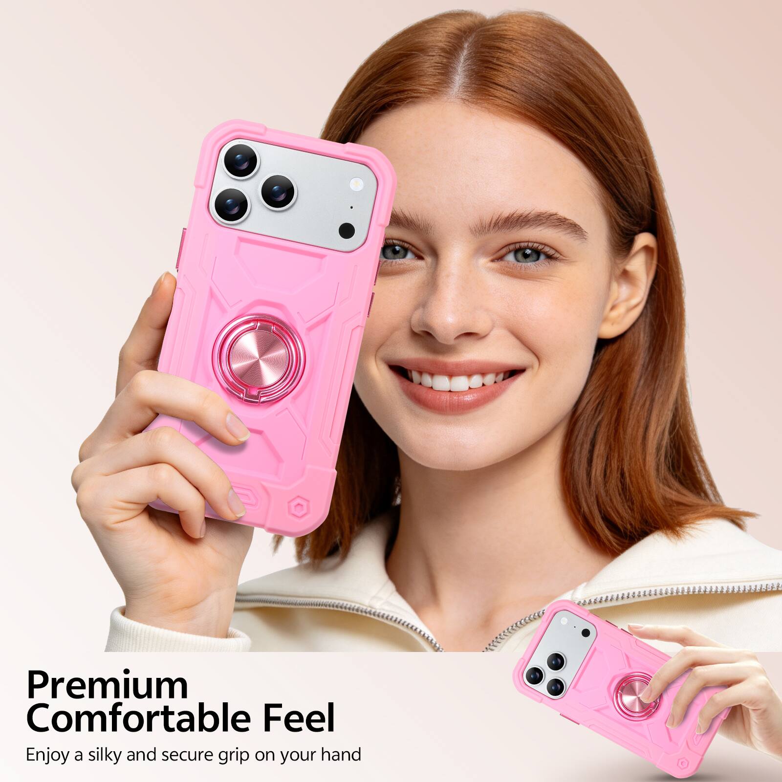 Premium Comfortable Feel  
Enjoy a silky and secure grip on your hand