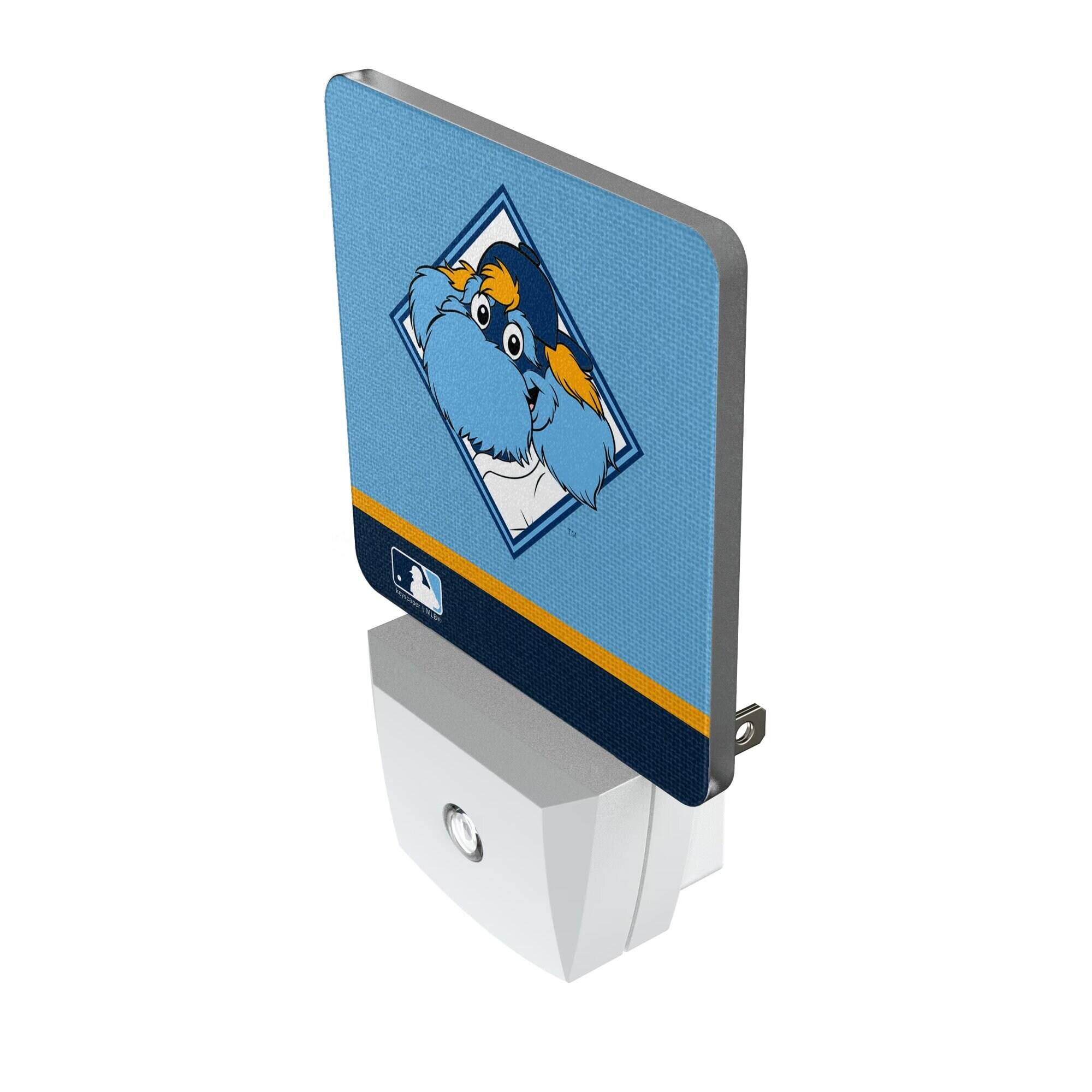 Alt View 1. Keyscaper - Tampa Bay Rays Stripe Mascot Nightlight 2-Pack - Multicolor.