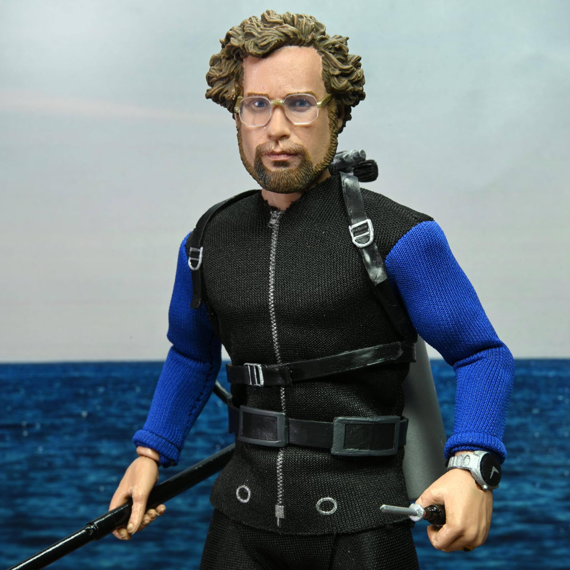Alt View 10. NECA - Jaws Matt Hooper (Shark Cage) 8 Inch Clothed Action Figure.