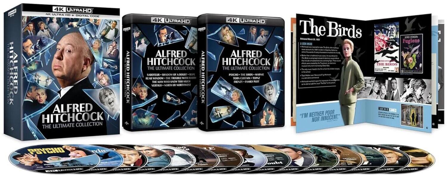 Alfred Hitchcock: The Ultimate Collection 4K Blu Ray [Standard