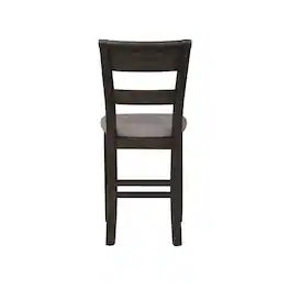 Liberty Furniture Industries - Double Bridge Splat Back Counter Chair (RTA)-Set of 2 in Dark Chestnut - Brown