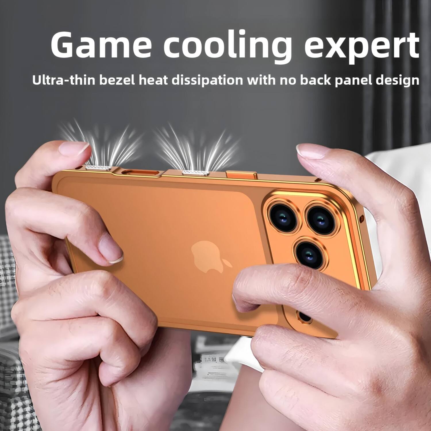 Dteck Metal Frame Heat Dissipation Rugged Shockproof Phone Bumper Shell ...