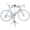 Front. RaxGo - Freestanding Bike Stand, 1 Bicycle Stand with Adjustable Height, for Mountain & Road Bicycles - Grey.