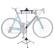 Front. RaxGo - Freestanding Bike Stand, 1 Bicycle Stand with Adjustable Height, for Mountain & Road Bicycles - Grey.