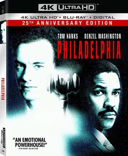 Front. Philadelphia (25th Anniversary Edition)   - 4K Blu-Ray.