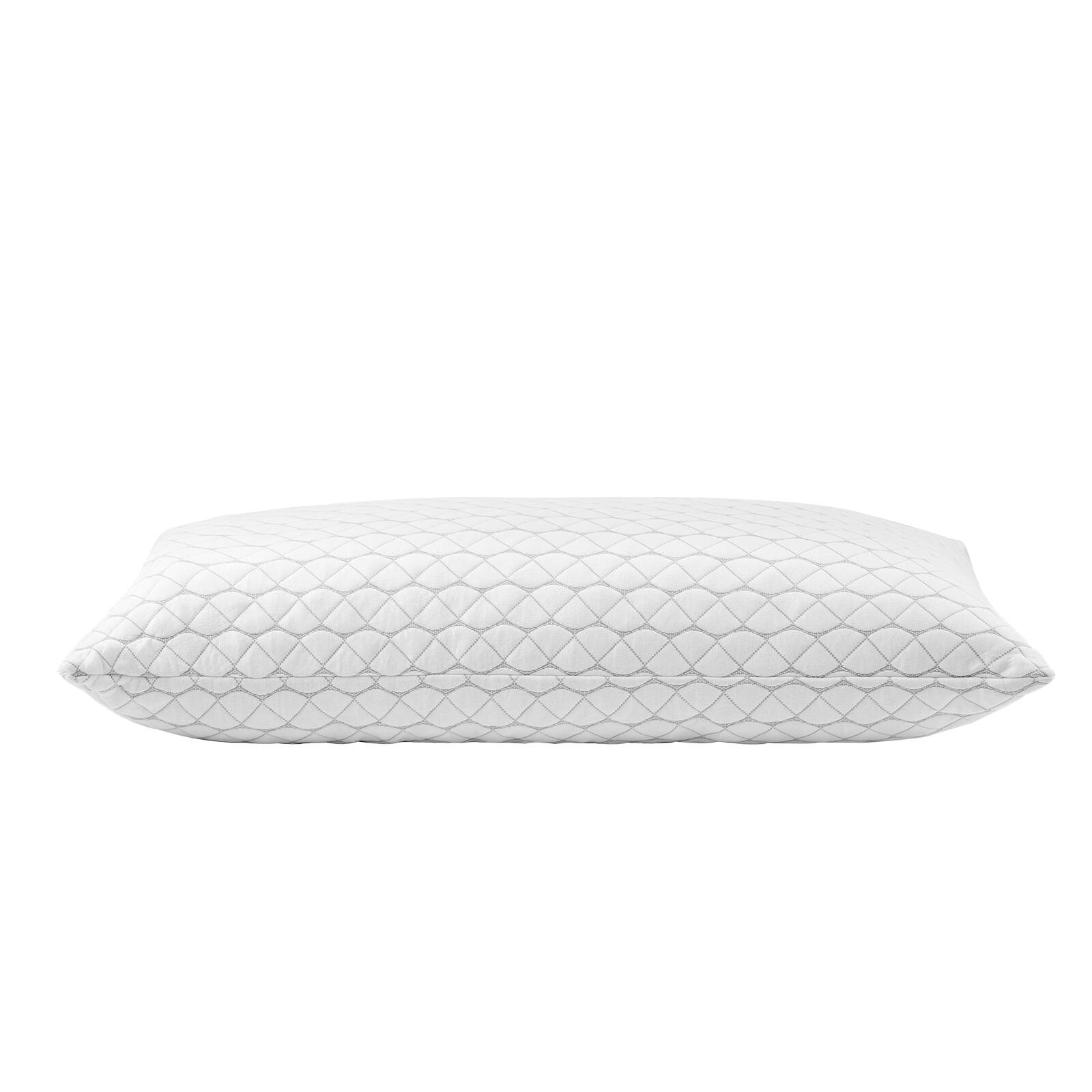 Alt View 5. VEVOR - Bed Pillow for Sleeping, Queen Size Luxury Quality Hotel Pillow with Memory Foam Fill,Includes Natural Firber Pillowcase - White.