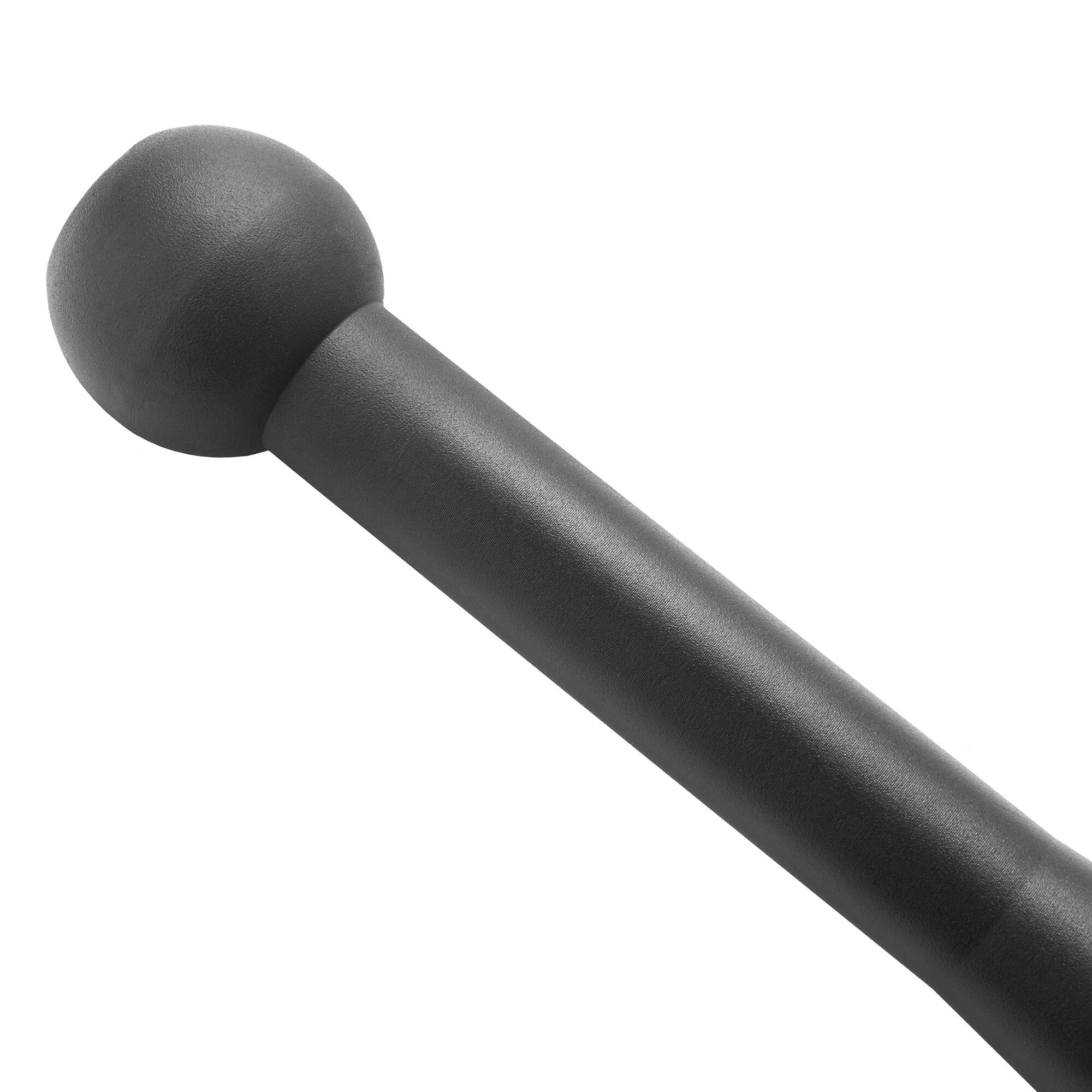 Alt View 2. Philosophy Gym - Indian Clubs Pair - Weighted Steel Exercise Club Bells - Black.