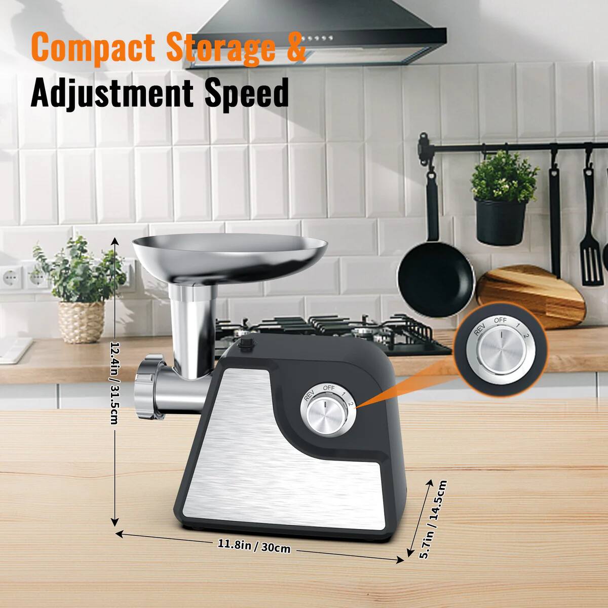 Compact Storage & Adjustment Speed

12.4in / 31.5cm

OFF REV 1

OFF REV 1

11.8in / 30cm

14.5cm - 5.7in