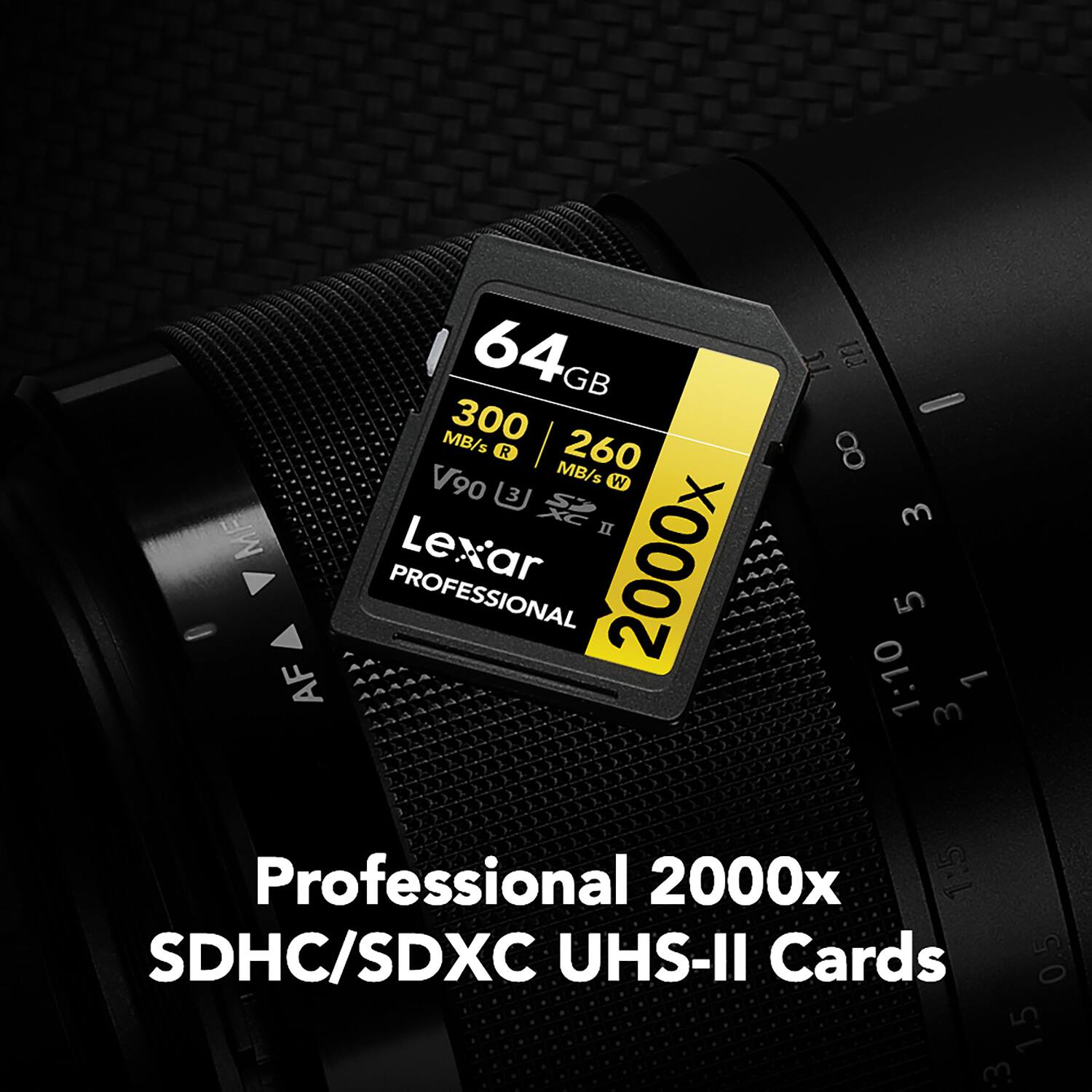 Lexar Lsd2000064g bnnnu Professional 2000x Sdhc/sdxc Uhs ii Card