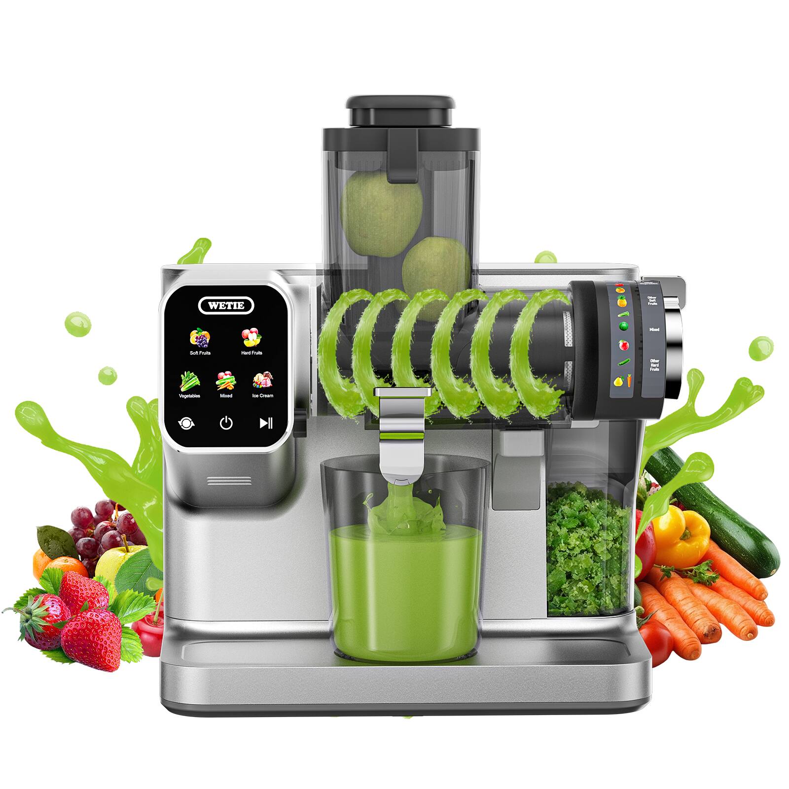 I WETIE M - - - - - - - I CCCC ! I

WETIE
Soft Fruit
Hard Fruit
Vegetables
Ice Crush