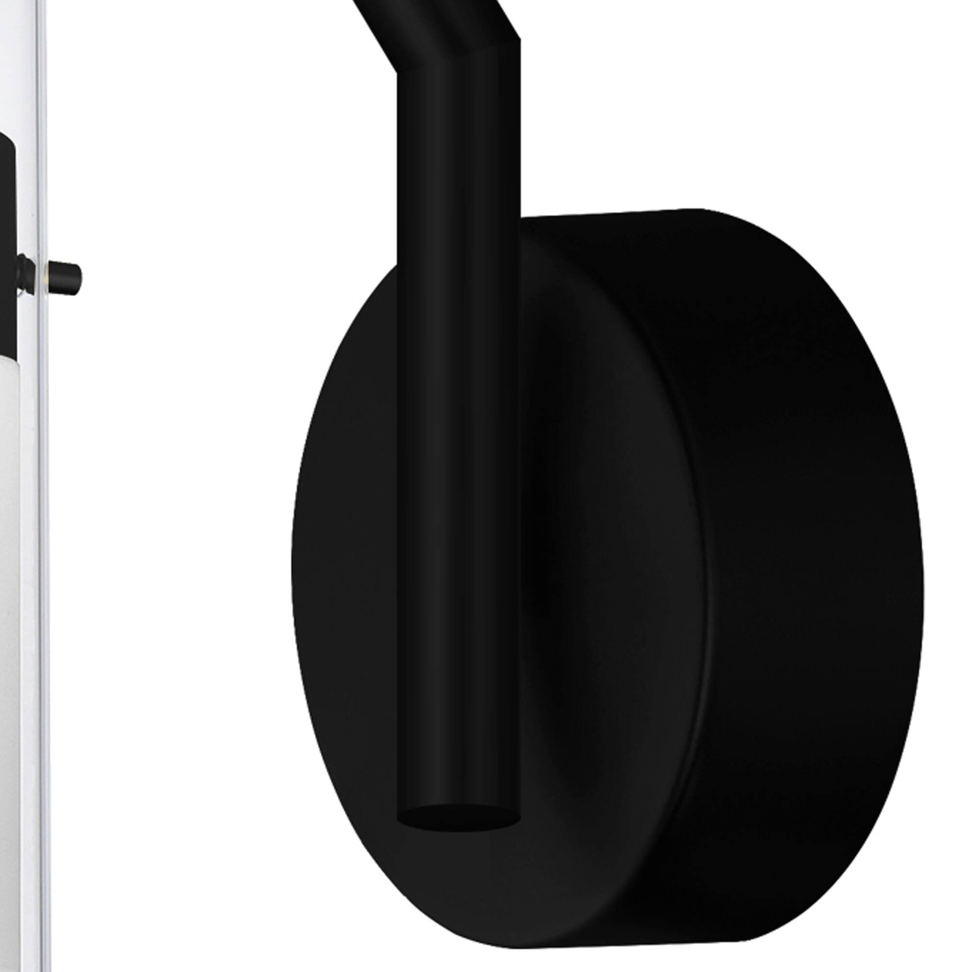 Left. CWI Lighting - Olinda LED Integrated Black Wall Light - Black.