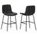 Front. Simpli Home - Jolie Counter Height Stool (Set of 2) - Distressed Charcoal Grey.