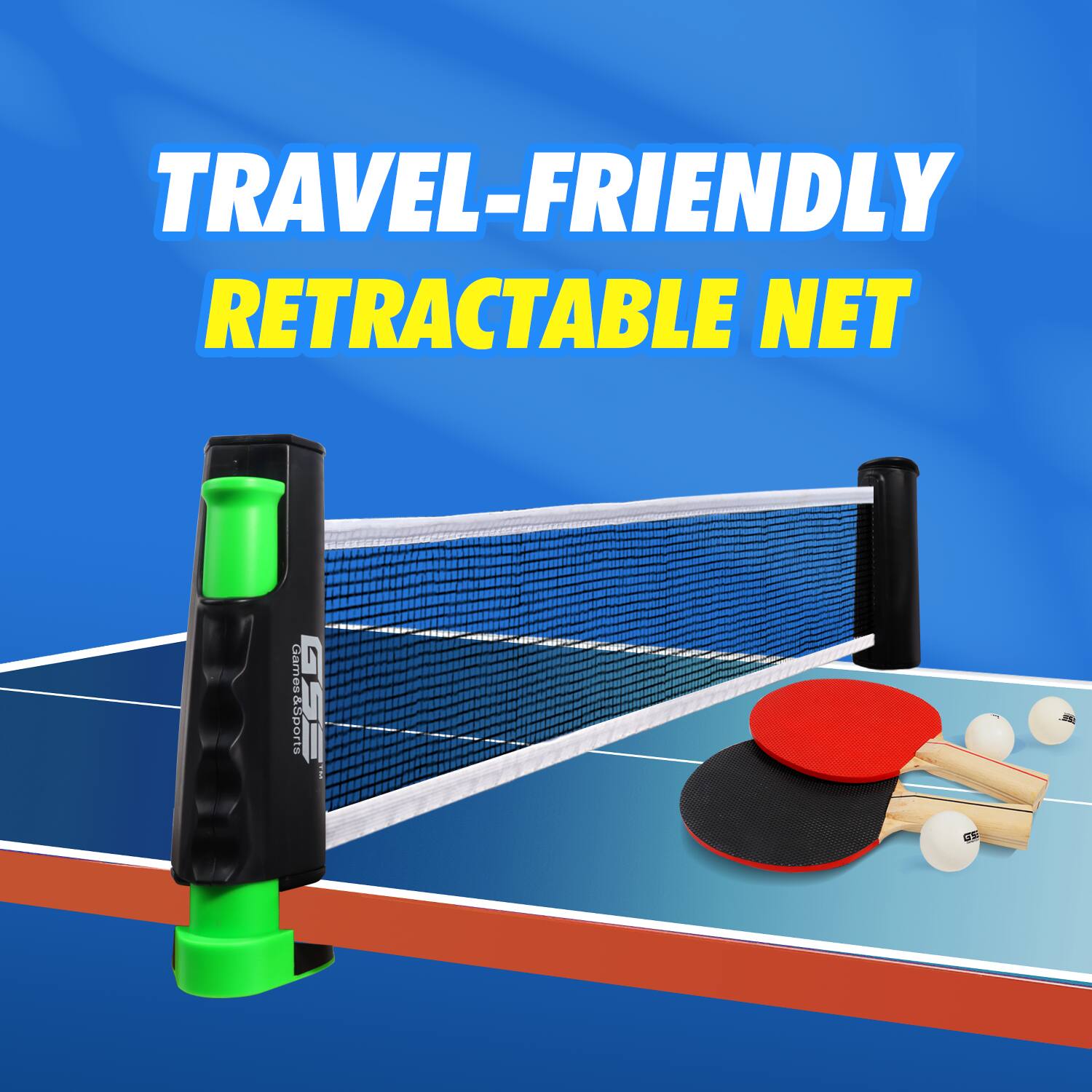 TRAVEL-FRIENDLY RETRACTABLE NET Games&Sports 9 132