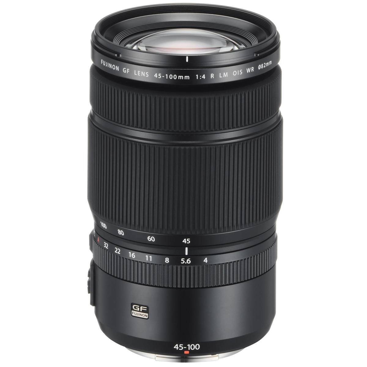 FUJINON GF LENS 45-100mm 1:4 R LM OIS WR 082mm

100 80 60 32 22 16 11 8 5.6 4

GF FUJINON

45-100