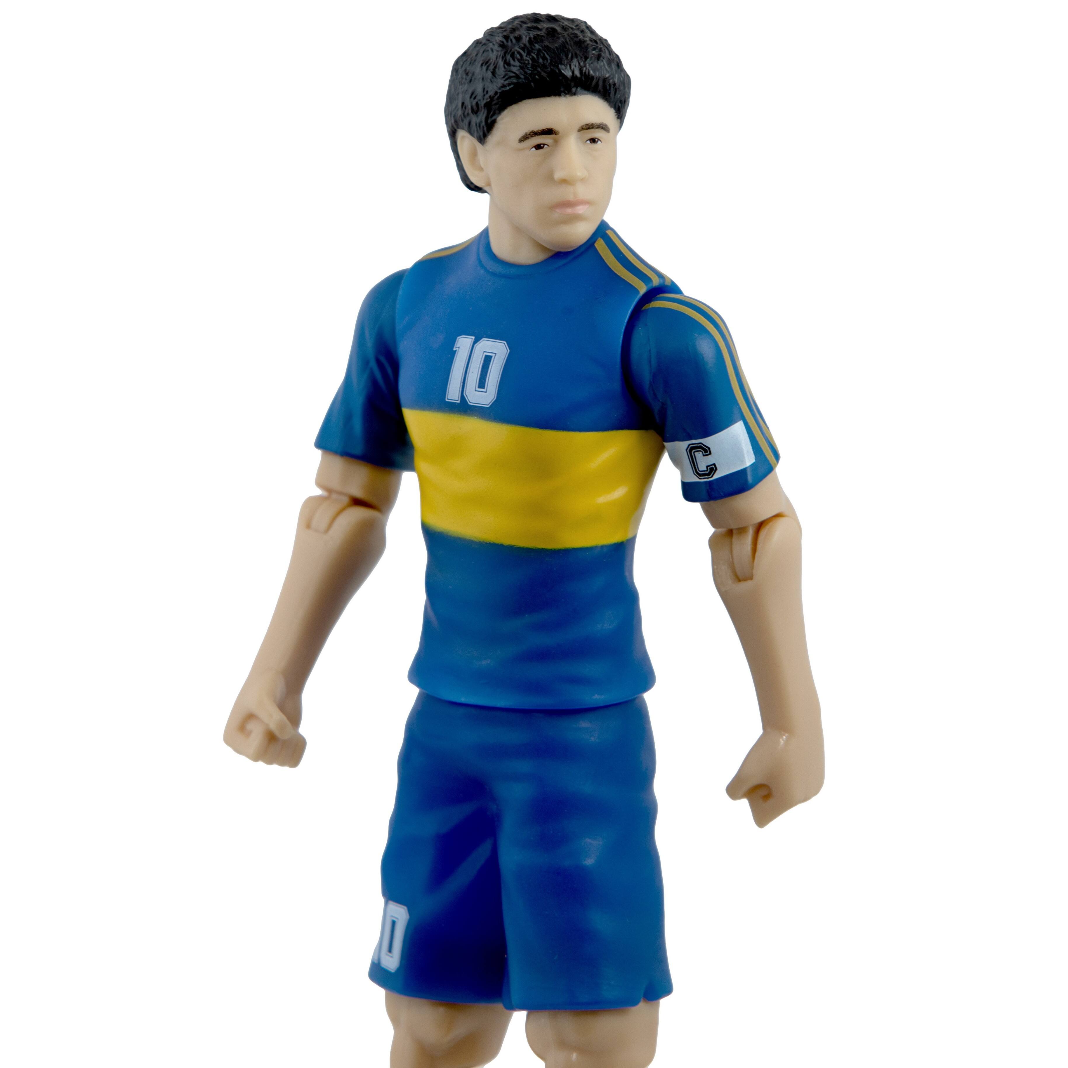 Alt View 3. Banbo Toys - Banbo Toys SOCKERS Legends Boca Juniors Diego Maradona 8" Collectible Soccer Action Figure.