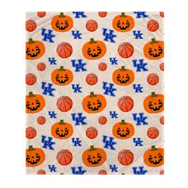 Pegasus - Kentucky Wildcats 60" x 70" Pumpkin Helmet Corral Fleece Blanket - Multicolor