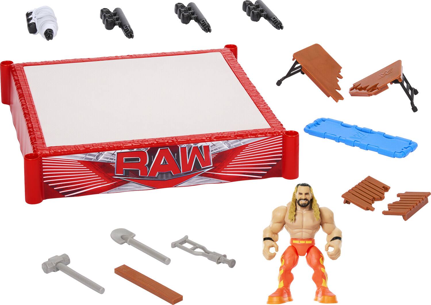 Mattel Collectible WWE Knuckle Crunchers Rebound Ring