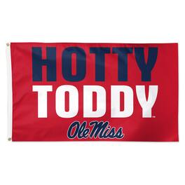 WinCraft - Ole Miss Rebels 3' x 5' Single-Sided Deluxe Team Slogan Flag - Multicolor