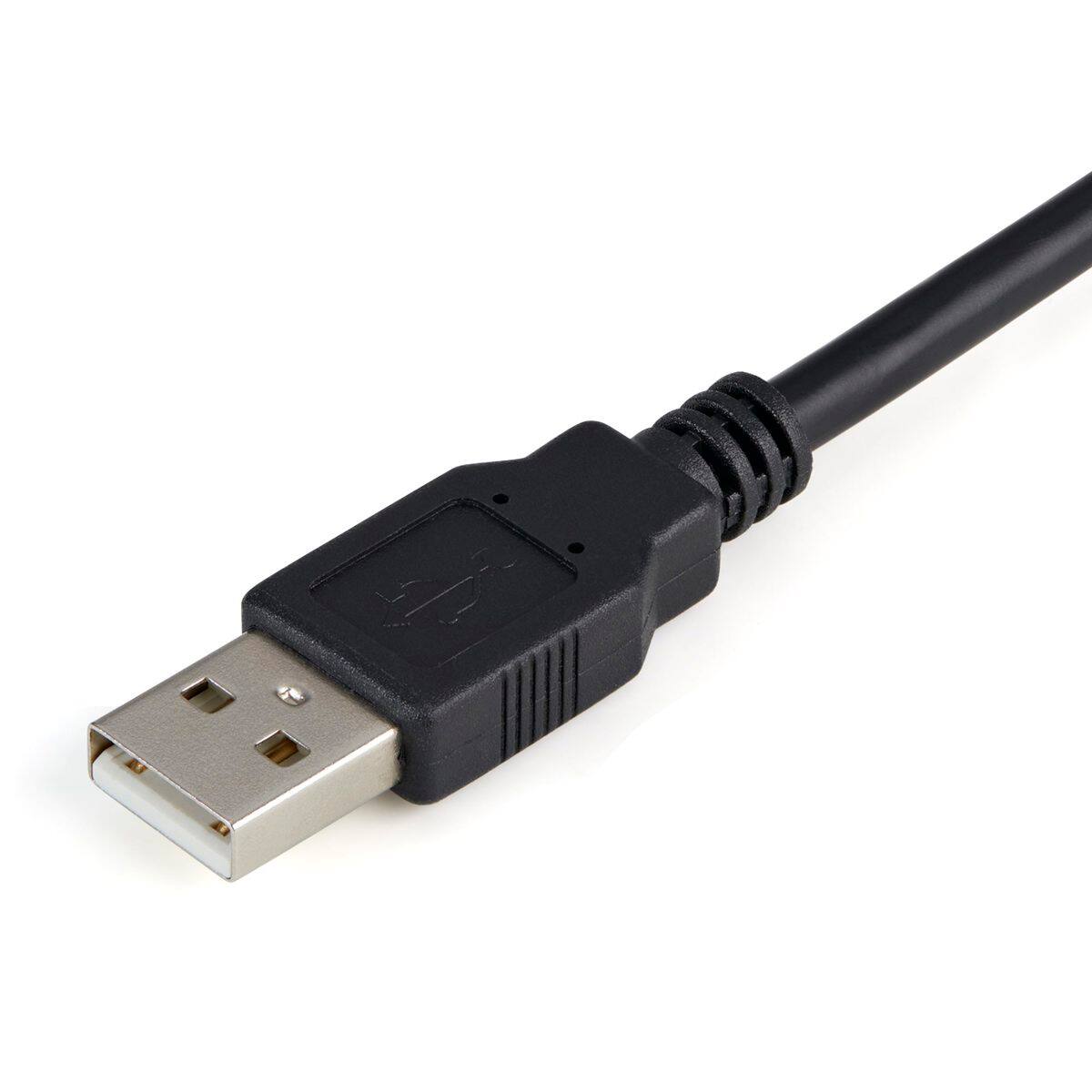 Alt View 2. StarTech.com - StarTech 6' 1 Port FTDI USB to Serial RS232 Adapter Cable with COM Retention.