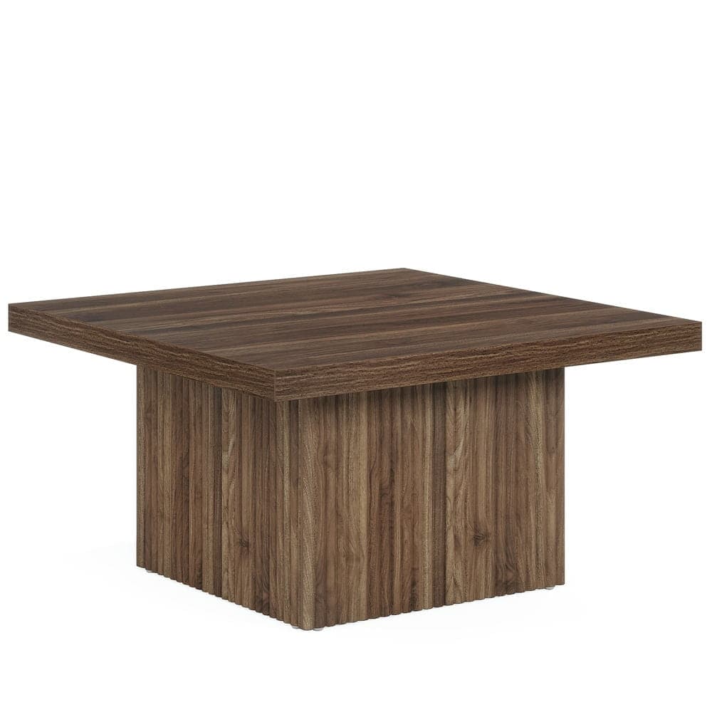Kadyn - Center Coffee Table, Living Room Table,Square Coffee Table, 31.5-Inch Wood Center Table Cocktail Table - Brown