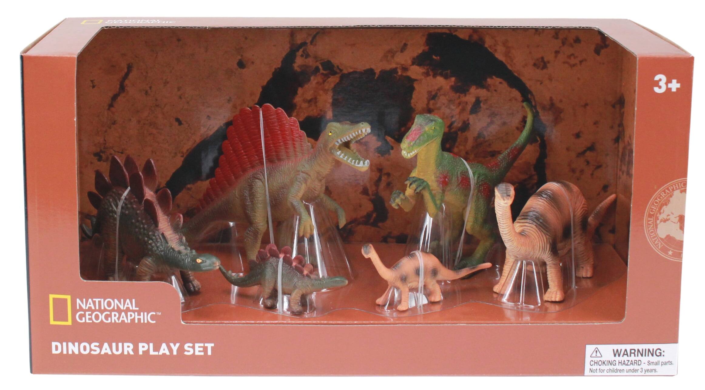 NATIONAL GEOGRAPHIC  
DINOSAUR PLAY SET  

3+  

WARNING: CHOKING HAZARD - Small parts. Not for children under 3 years.