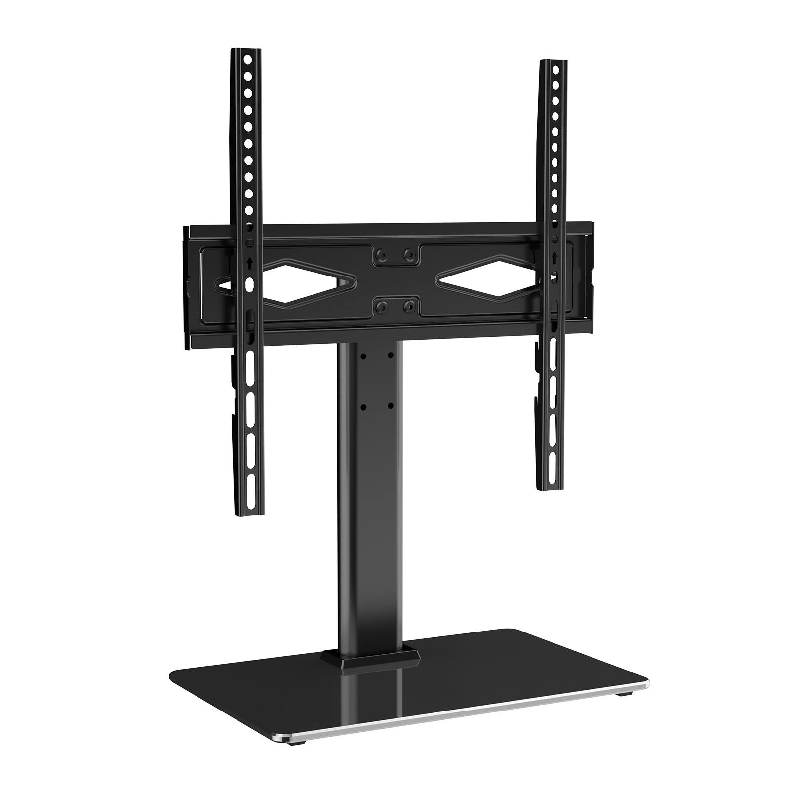 Alt View 5. VEVOR - TV Stand Mount, Swivel Universal TV Stand for 32 to 55 inch TVs, Height Adjustable Portable Floor TV Stand - Black.