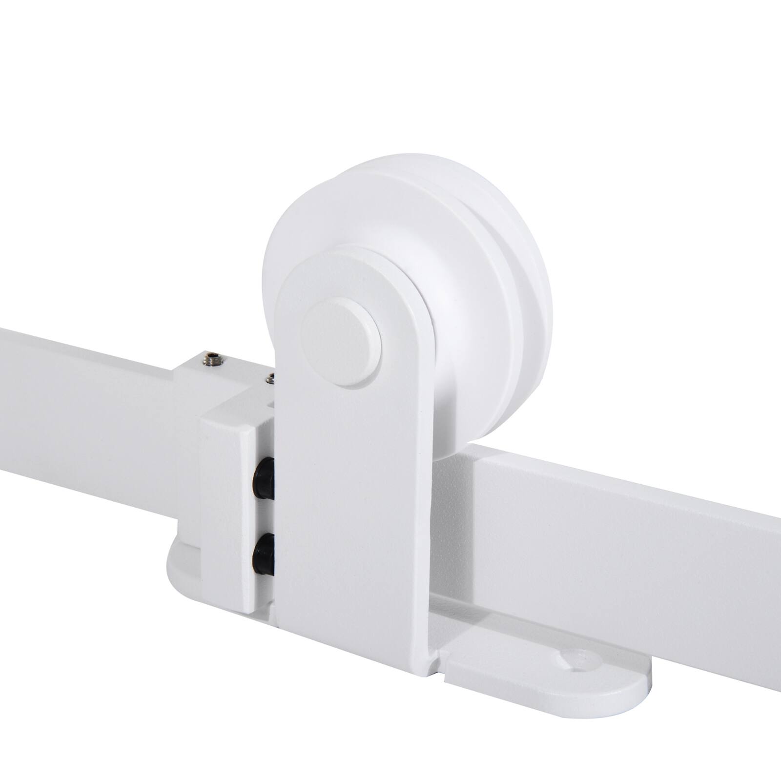Alt View 5. Homcom - Rustic Interior Sliding Barn Door Mounting Hardware Kit -.