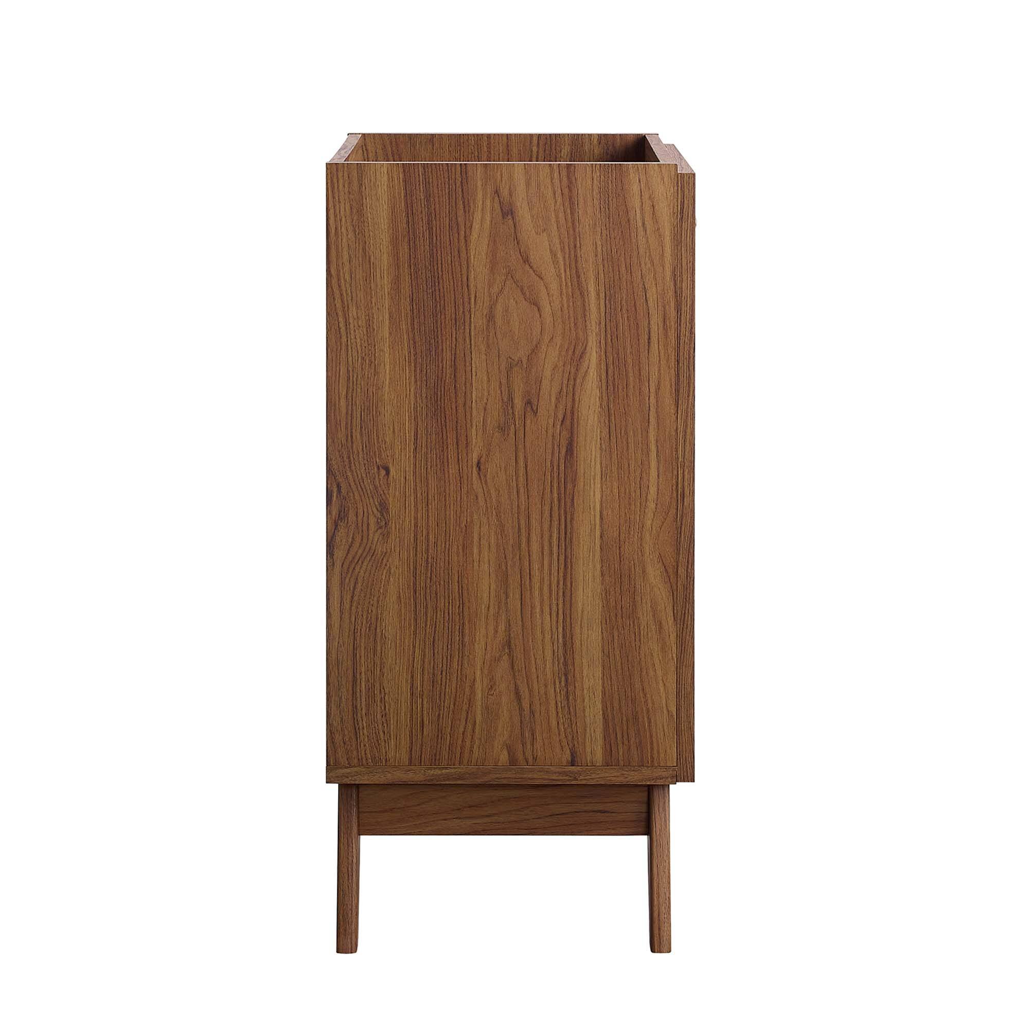 Alt View 2. Modway - Soma Bathroom Cabinet Basin Not Included by Modway - Walnut.