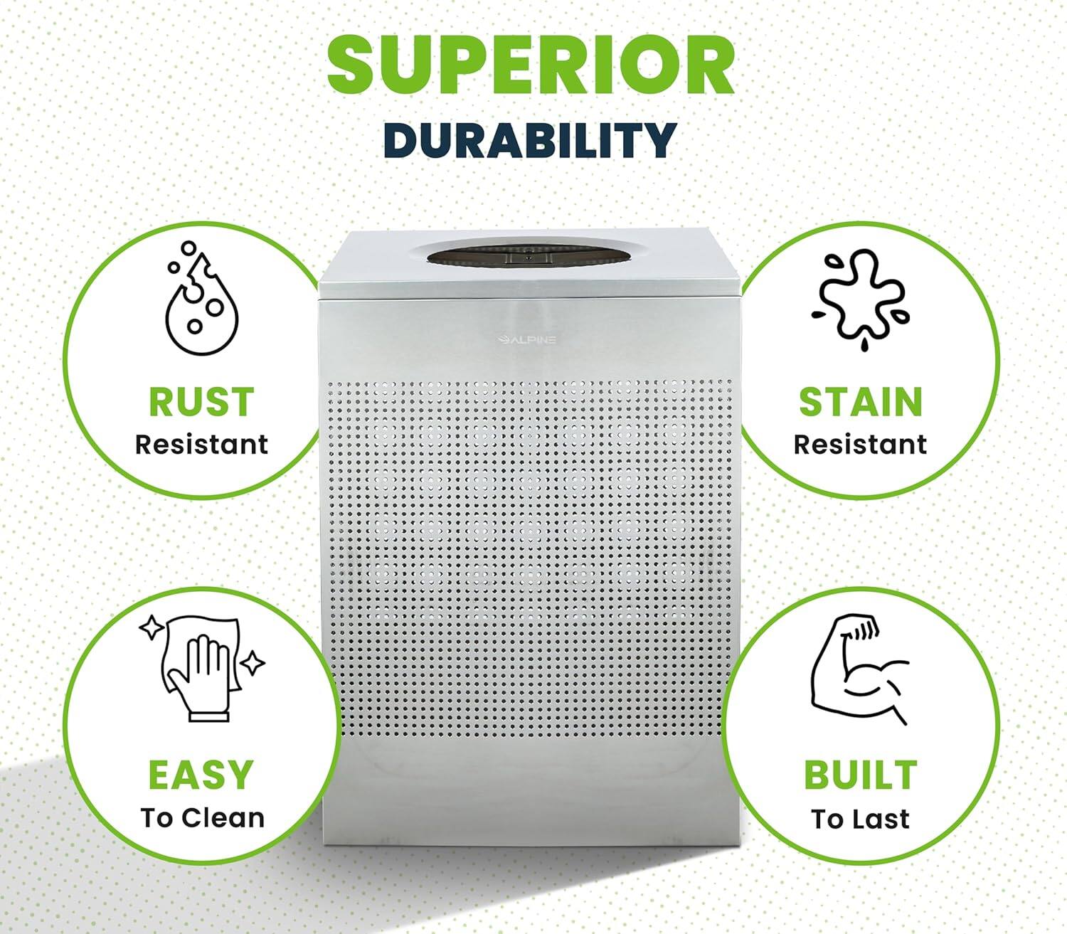 SUPERIOR DURABILITY

RUST Resistant
STAIN Resistant
EASY To Clean
BUILT To Last