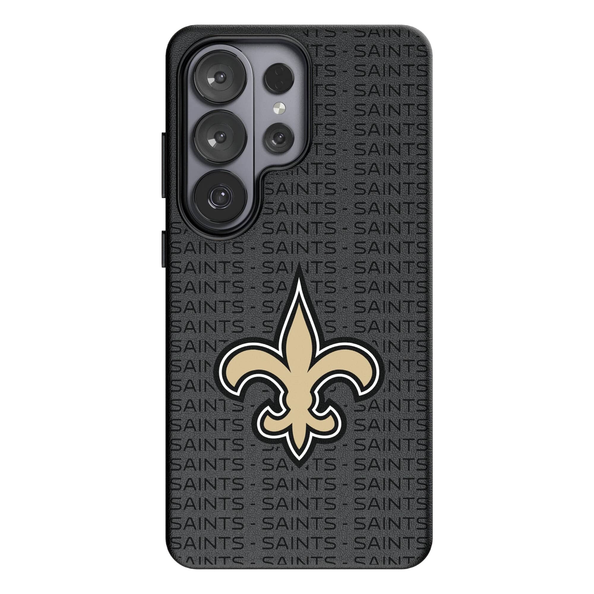 Keyscaper - NFL - New Orleans Saints Text Backdrop Galaxy Magnetic Bump Case - S26 - Black price history on PriceWatchPro