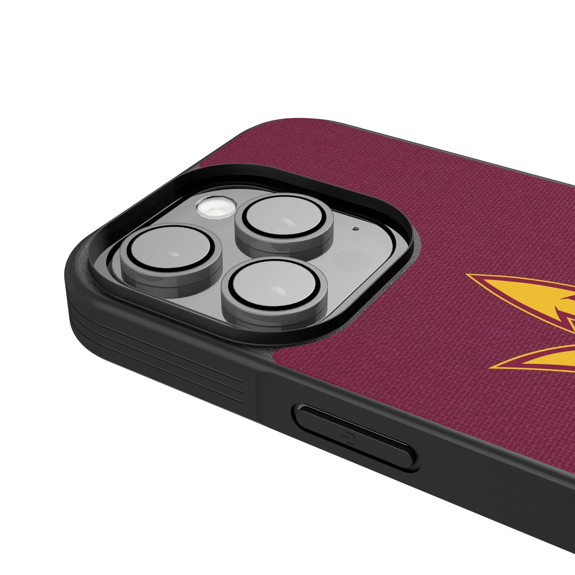 Alt View 3. Keyscaper - Arizona State Sun Devils iPhone Solid Design Bump Case - 14 Pro Max - Multicolor.