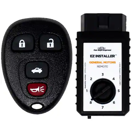 - Car Keys Express EZ INSTALLER GENERAL MOTORS REMOTE GMPXA-GOOO GMPXA-1000-1
3 number: 2
4 number: Assembly Label 1 5 8 7 6