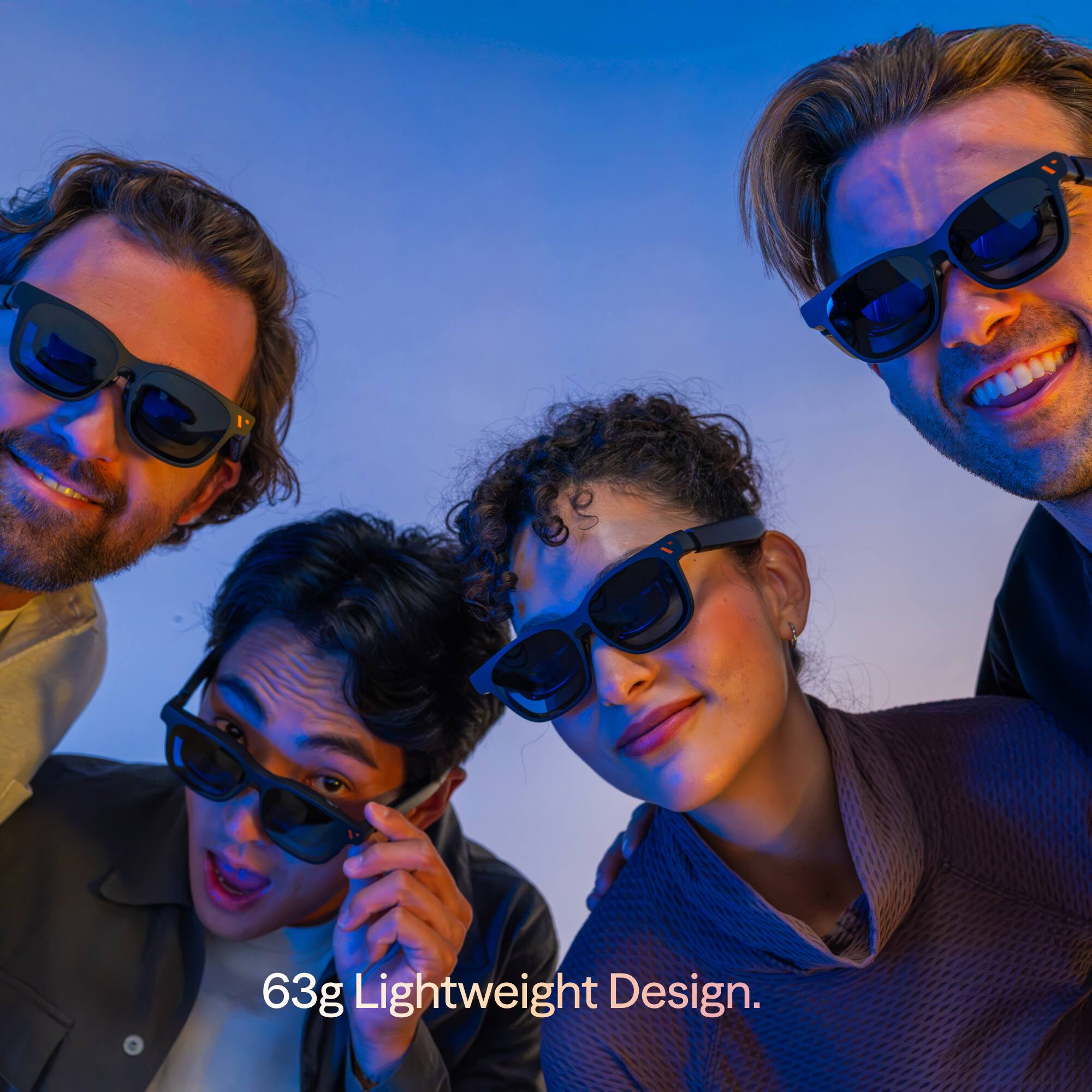 63g Lightweight Design.