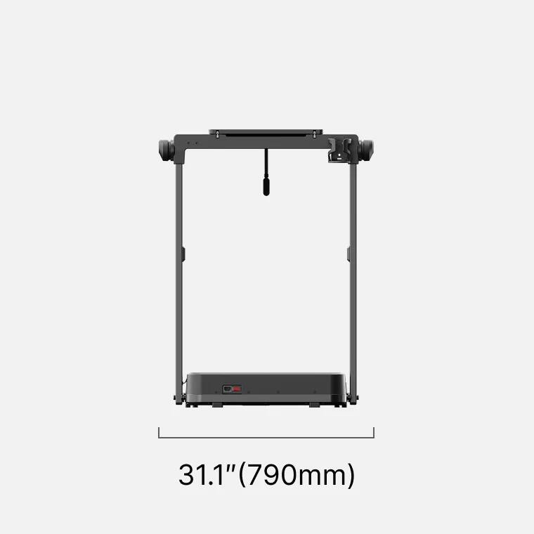 Back. WalkingPad - WALKINGPAD MX10 VERTICAL FOLD TREADMILL - Green.