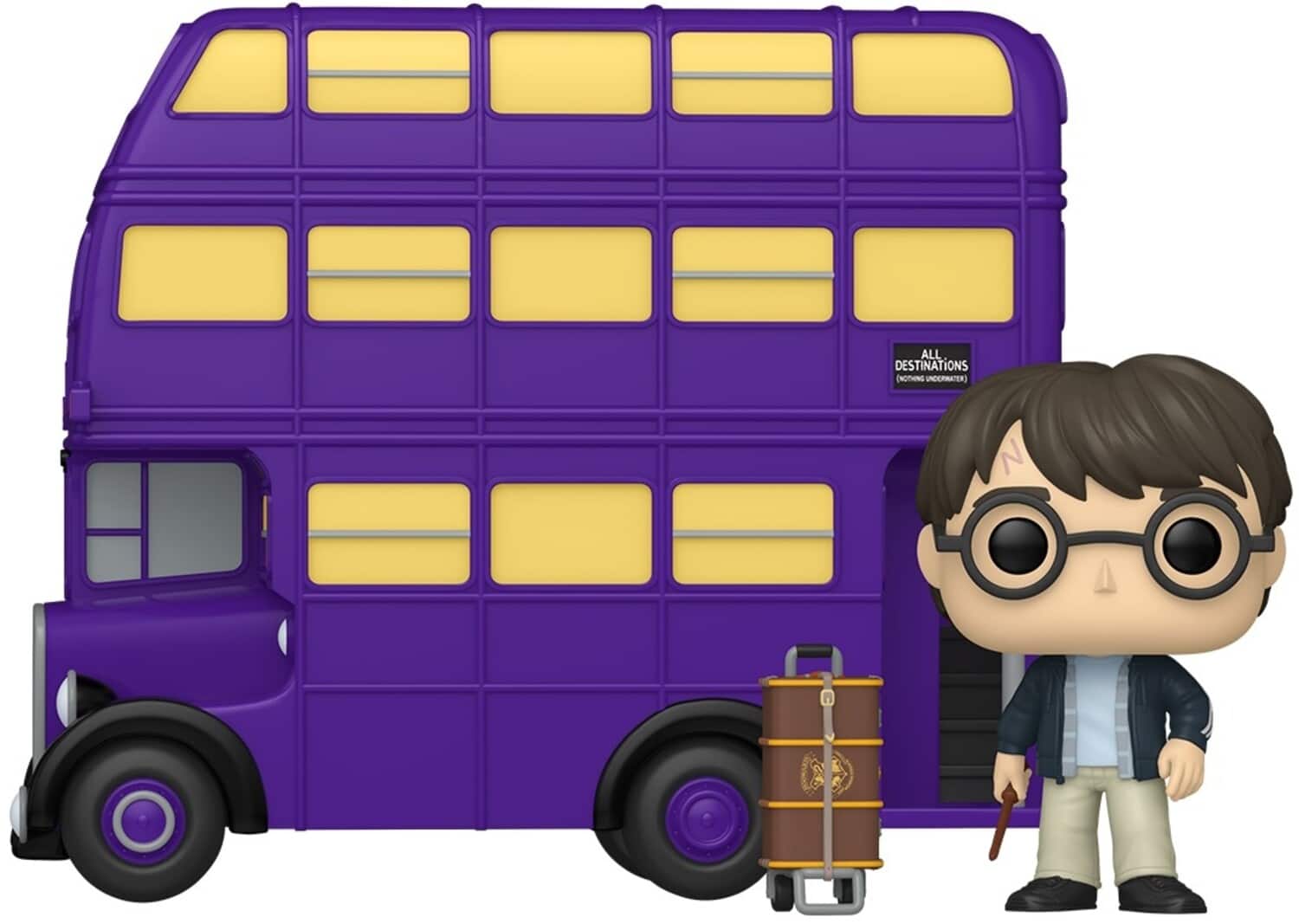Funko POP! Ride Super Deluxe: Harry Potter - Harry Potter With Knight Bus - COLLECTABLES - Multicolor