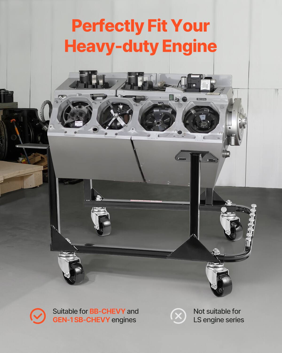 Perfectly Fit Your Heavy-duty Engine

Suitable for BB-CHEVY and GEN-1SB-CHEVY engines

Not suitable for LS engine series