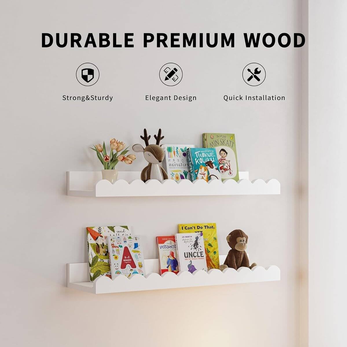 DURABLE PREMIUM WOOD

- Strong & Sturdy
- Elegant Design
- Quick Installation

MIN SKATT  
TROJUE KOUKU

I Can't Do That...  
UNCLE

KOLRU xiarian RUE und 11