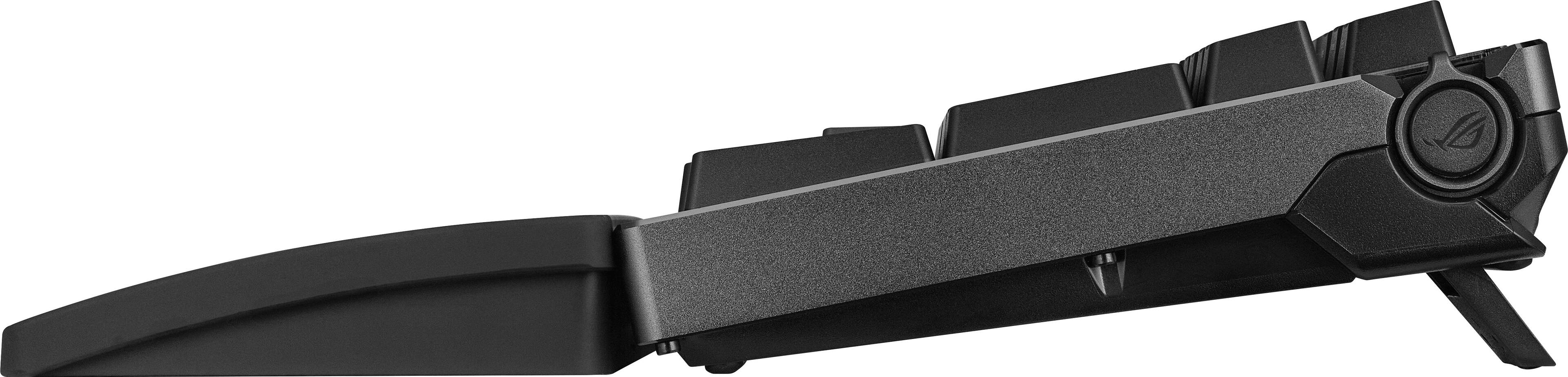 Alt View 8. ASUS - ROG Azoth 96% Wireless Magnetic Hall Effect RGB Gaming Keyboard with Hot-Swappable ROG HFX V2 Switches - Black.