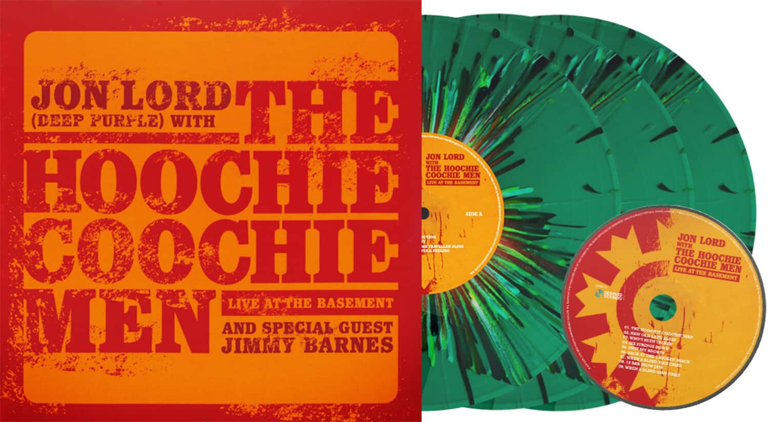 Lord,Jon / Hoochie Coochie Men / Barnes,Jimmy - Live At The Basement - Alliance Exclusive Splatter - VINYL LP