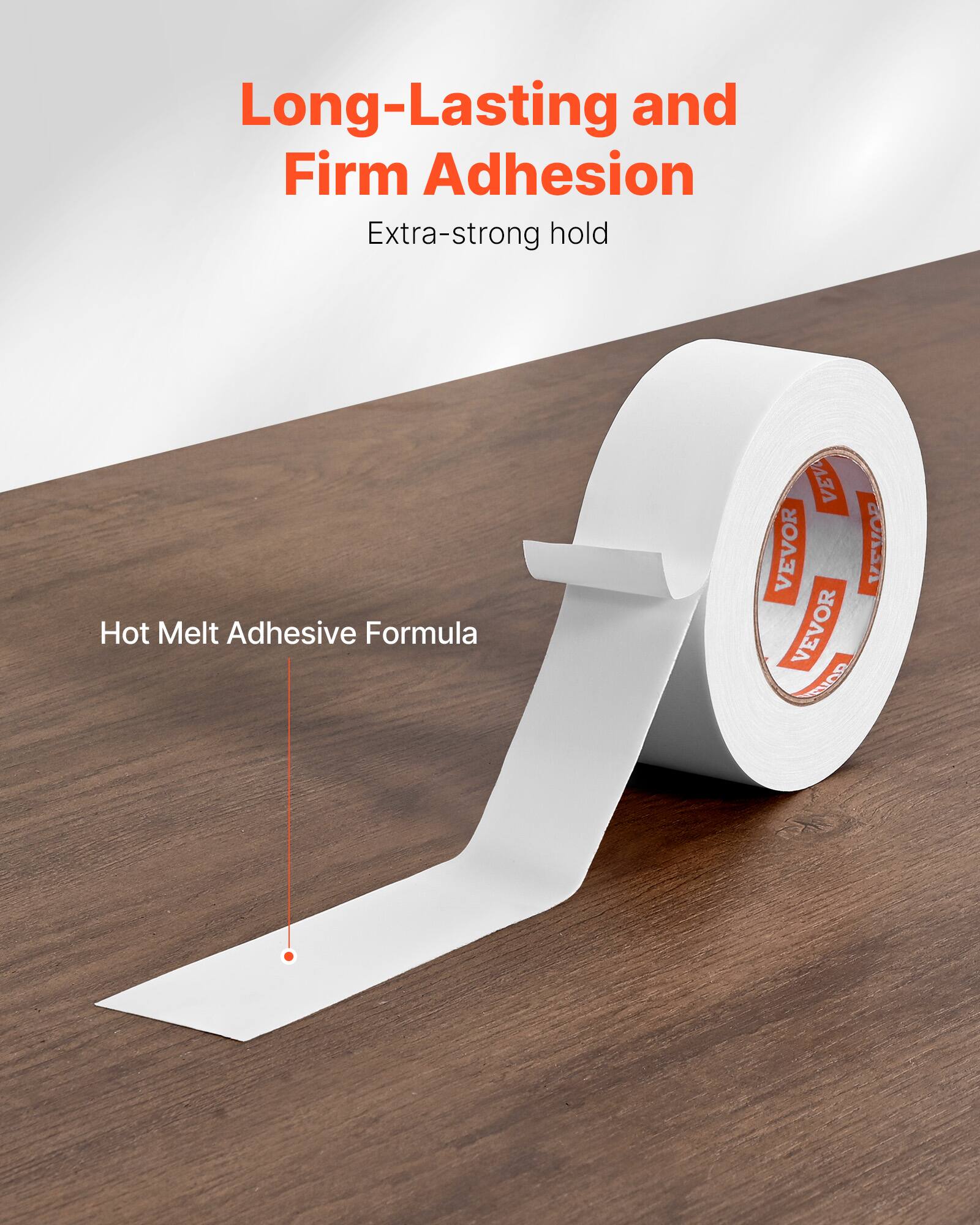 Long-Lasting and Firm Adhesion  
Extra-strong hold  

Hot Melt Adhesive Formula  

VEVOR