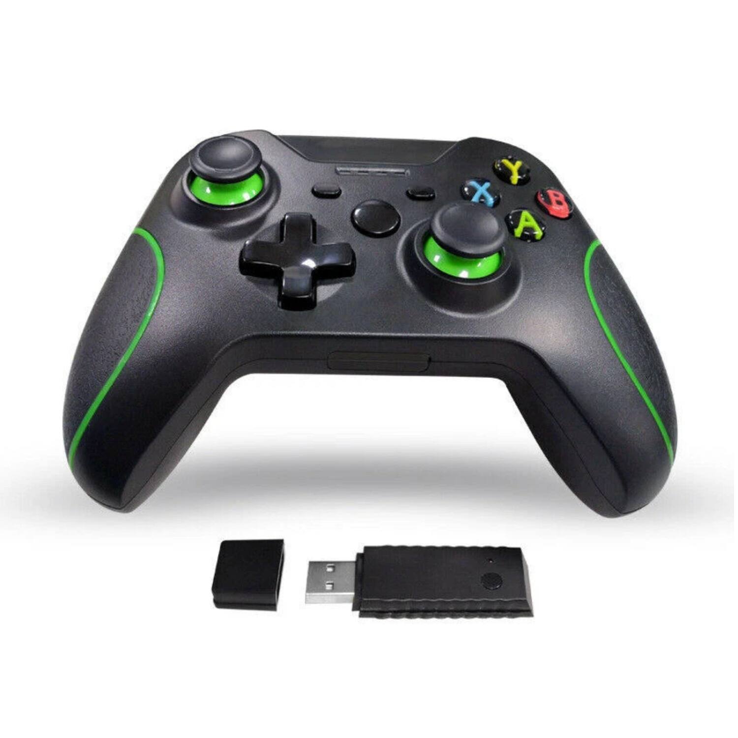 Angle. Home Collection - Wireless 2.4G Game Controller for Xbox One S/X/E & Windows PC - Black - Black.