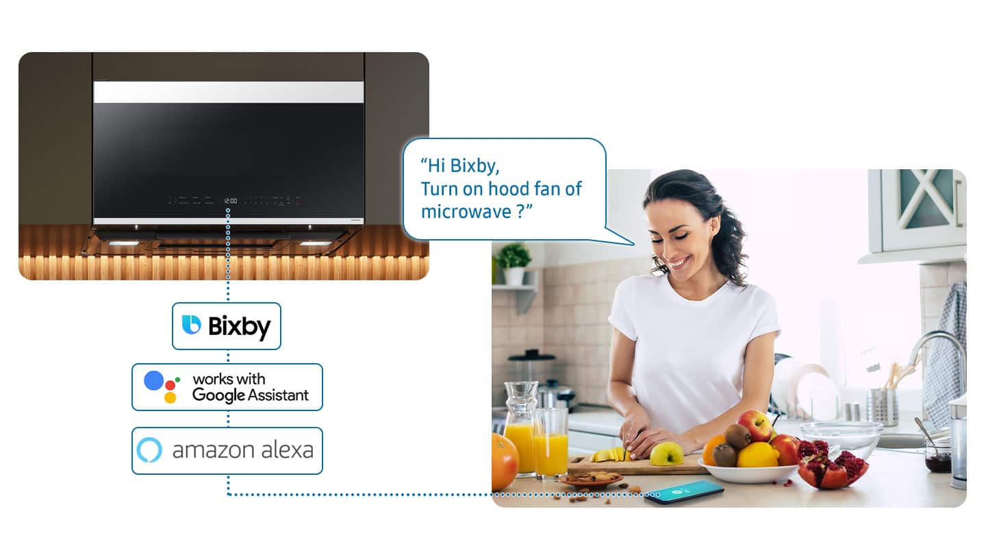 Bixby works with Google Assistant and Amazon Alexa.