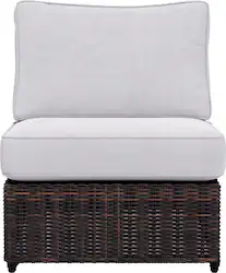 Yardbird® - Waverly Outdoor Armless Insert - Silver - Front_Zoom