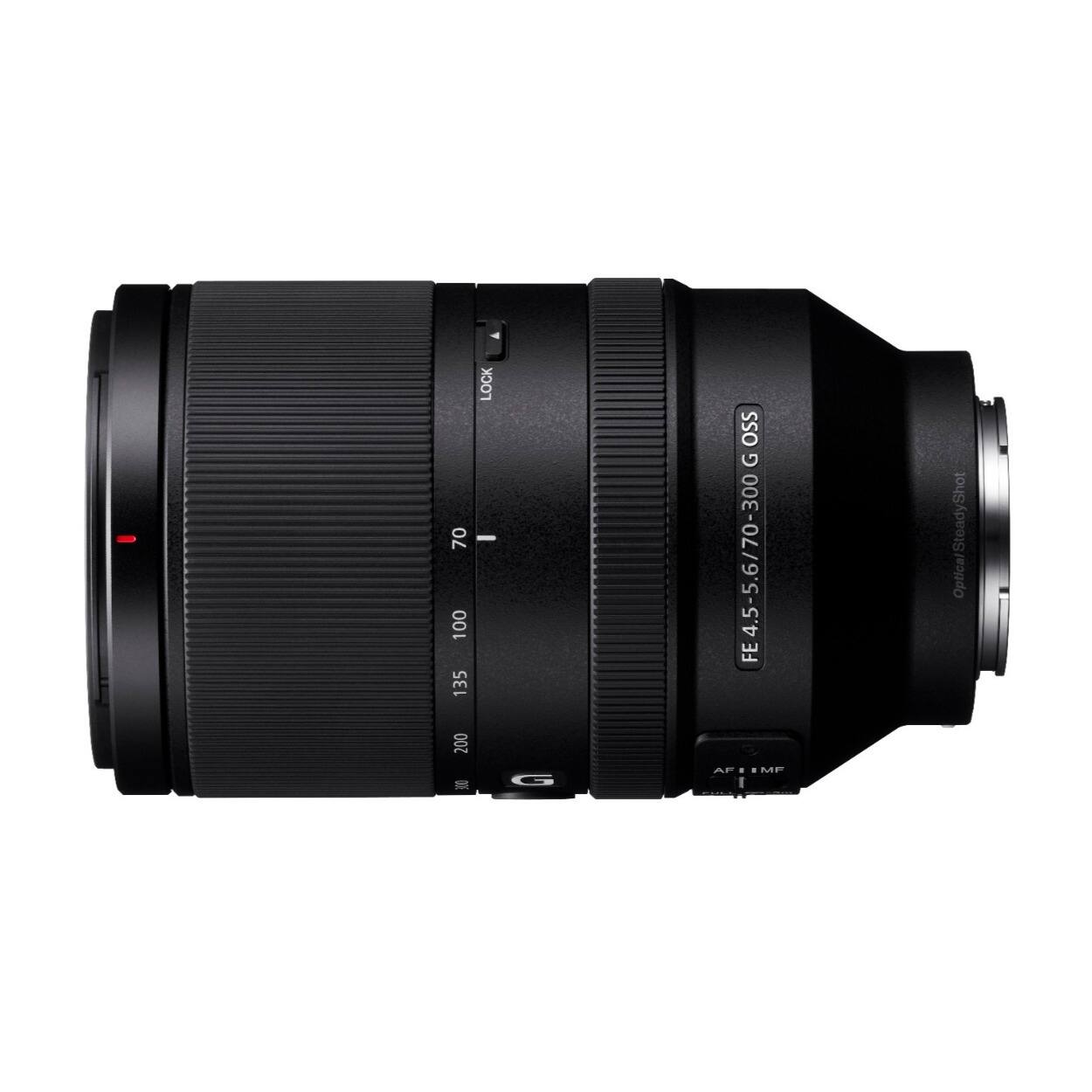 FE 4.5-5.6/70-300 G OSS  
Optical SteadyShot  
LOCK  
70 100 135 200  
AF MF