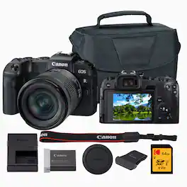 Canon - EOS RP Mirrorless Camera with 24-105mm f/4-7.1 Lens Bundle with Accs