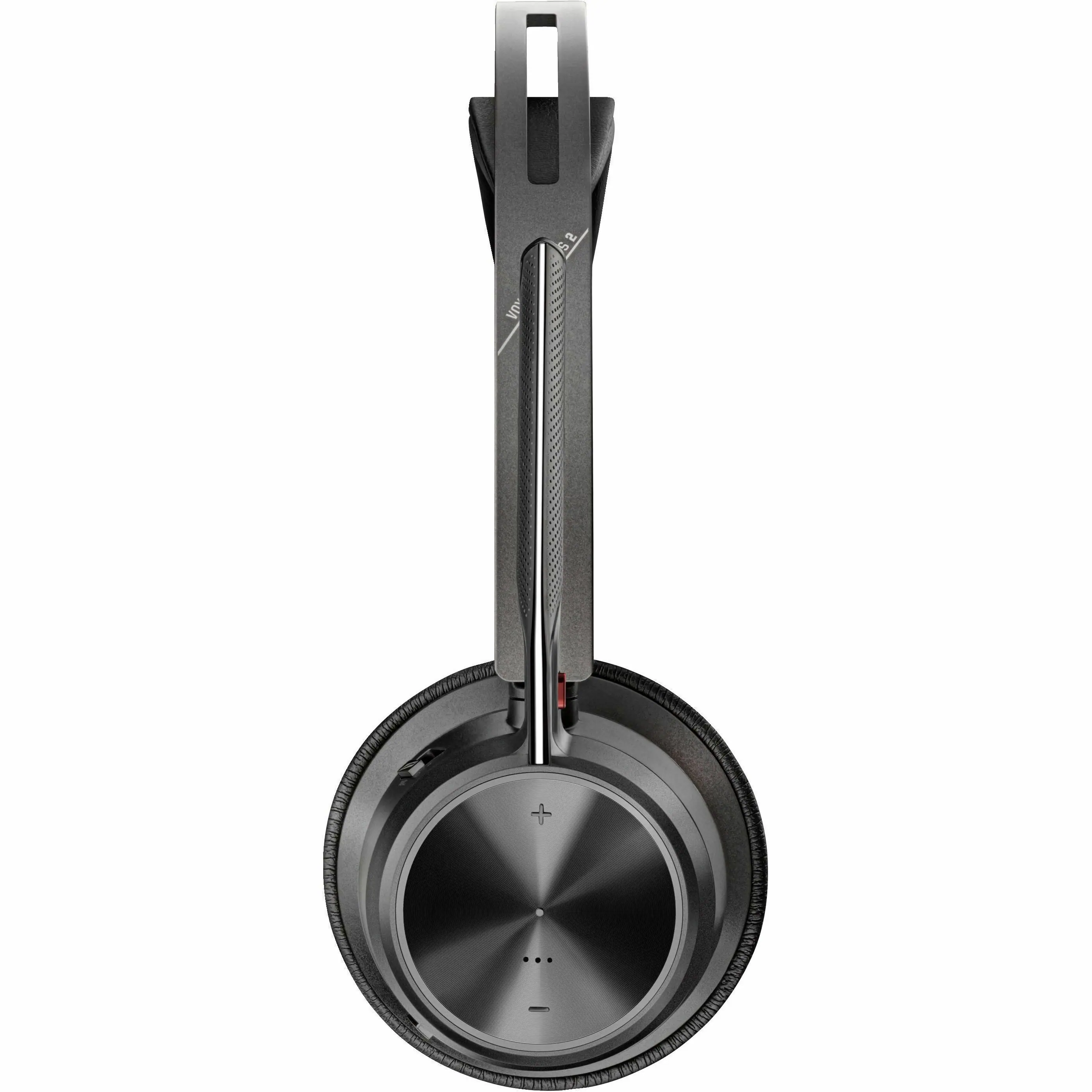 Alt View 4. HP - Poly Voyager Focus 2 USB-C-C Headset + USB-C/A Adapter - Google Assistant, Siri - Stereo - USB Type C - Wired/Wireless - - Black.