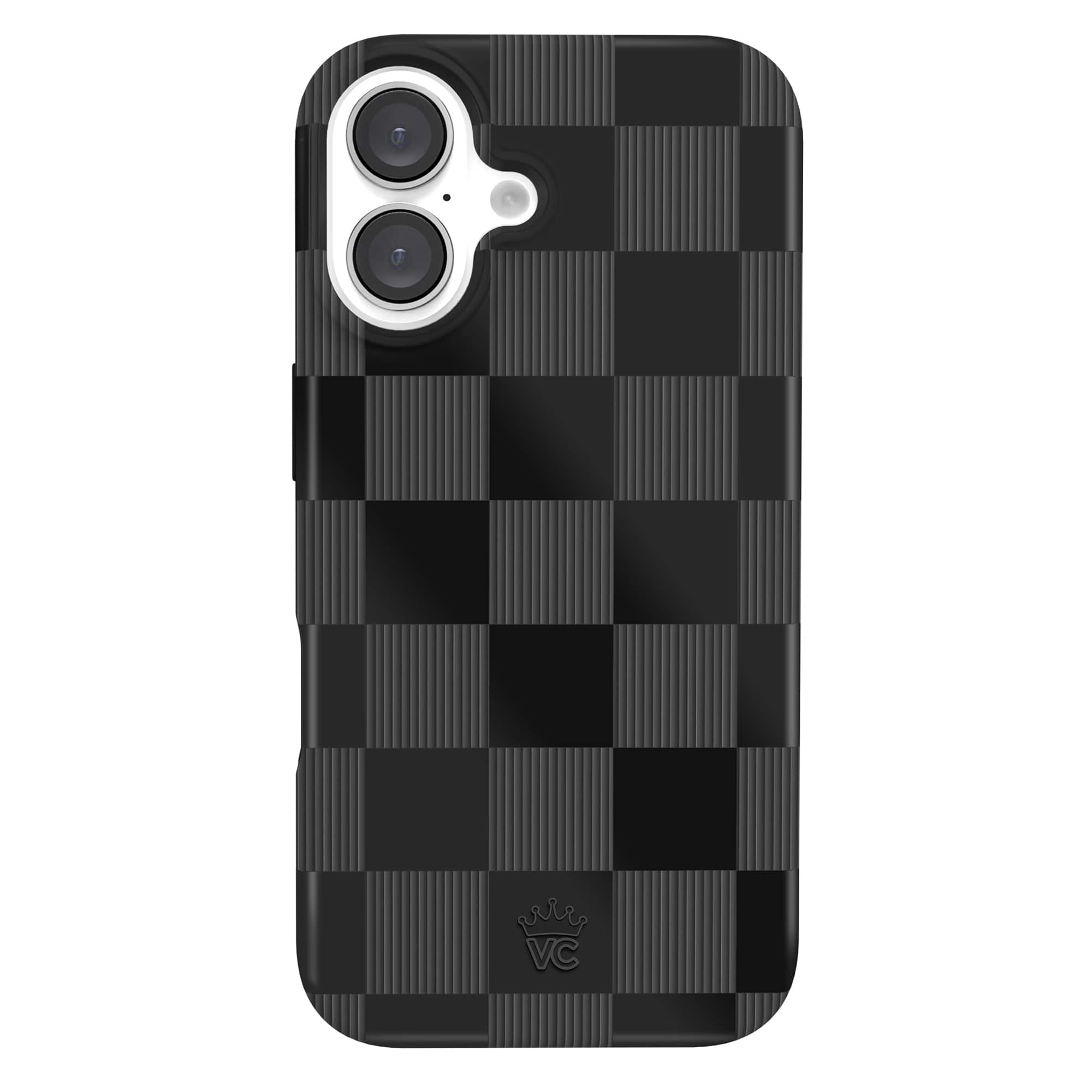VELVET CAVIAR - Magsafe Case for Apple iPhone 16 - Noir Vibe Checkered - Front_Zoom