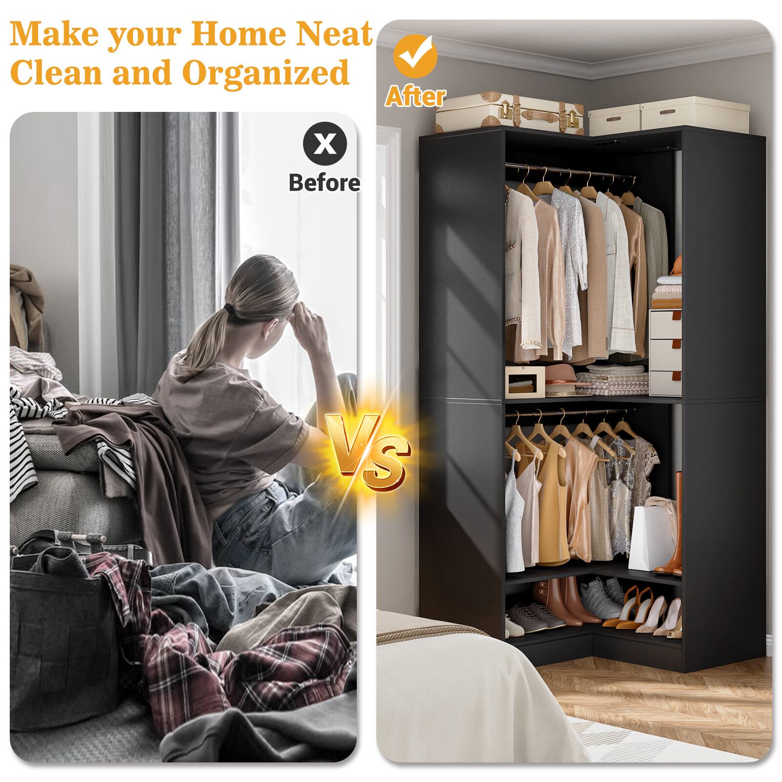 Make your Home Neat Clean and Organized

Before Vs After